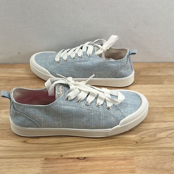 Sugar Festival Canvas Sneakers- Light Blue- Size 7 M- NIB - Picture 5 of 7